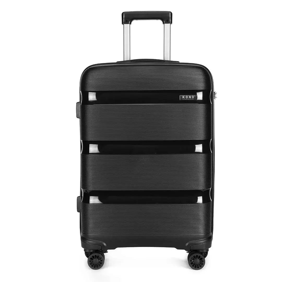 Kono Polypropylene Hardside Carryon Luggage With TSA Lock