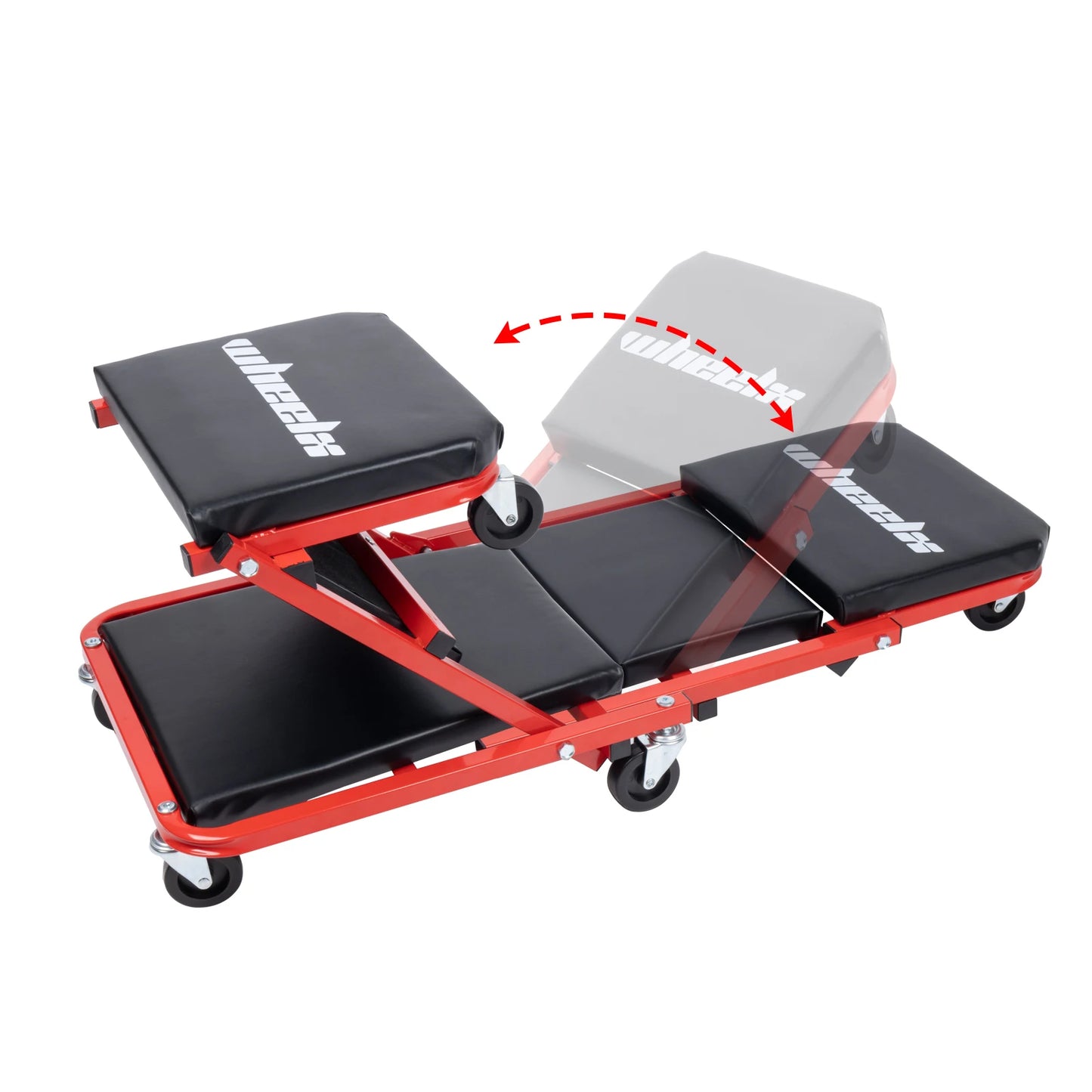 3 In 1 Rolling Mechanic Creeper Z Seat For Auto Repair