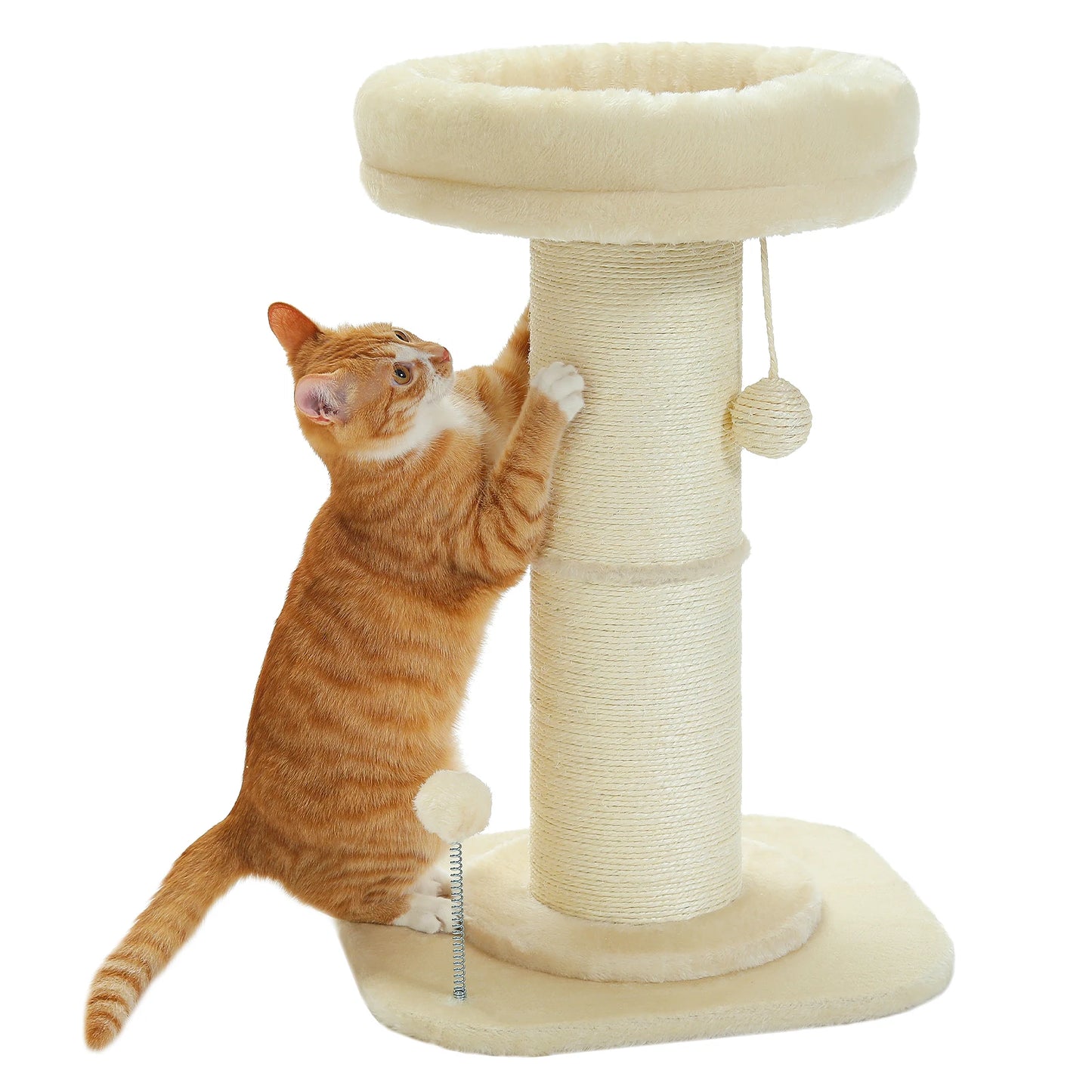 PAWZ Road Flower Cat Scratching Post With Removable Bed