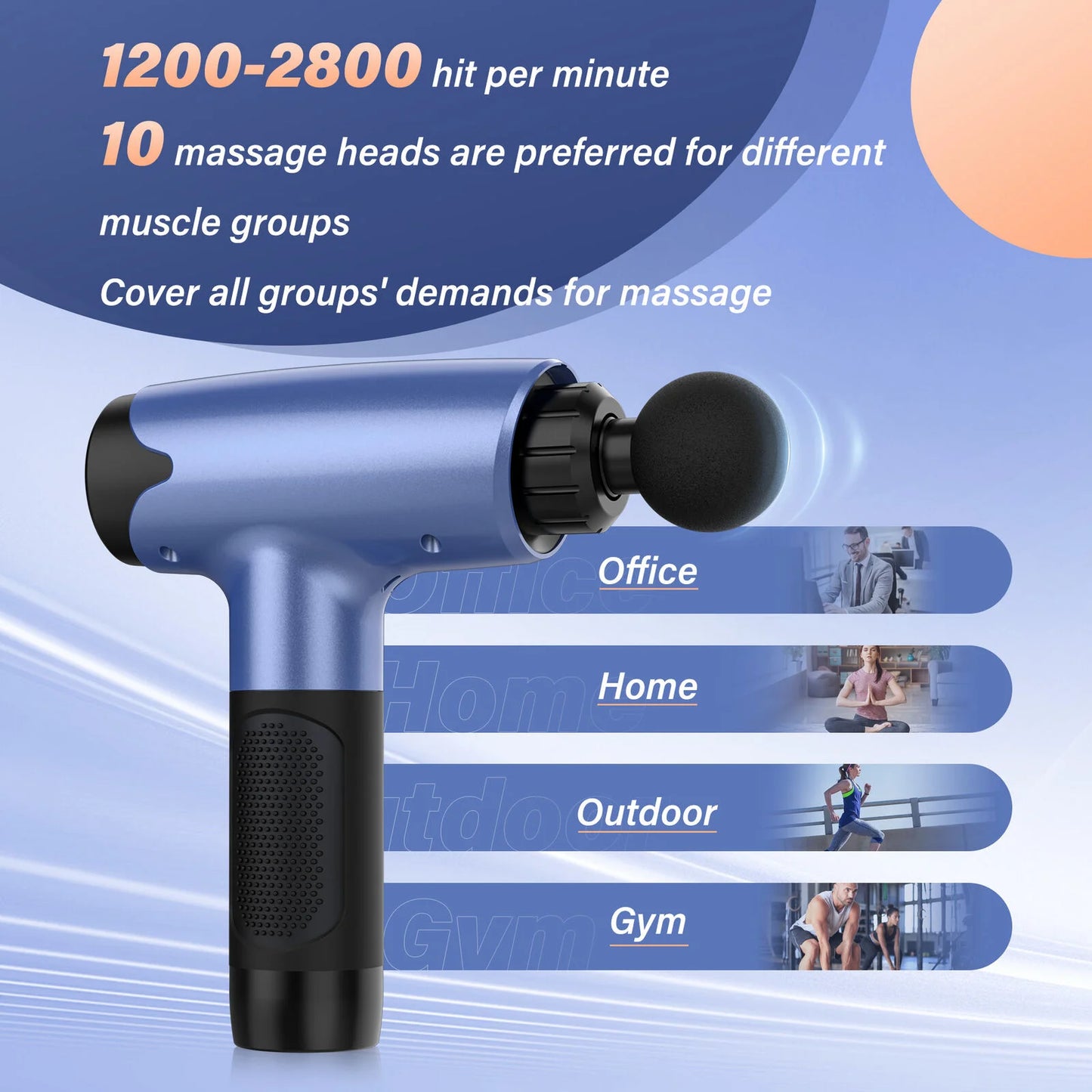 Sejoy 30 Speeds Massage Gun Percussion Massager Deep Tissue