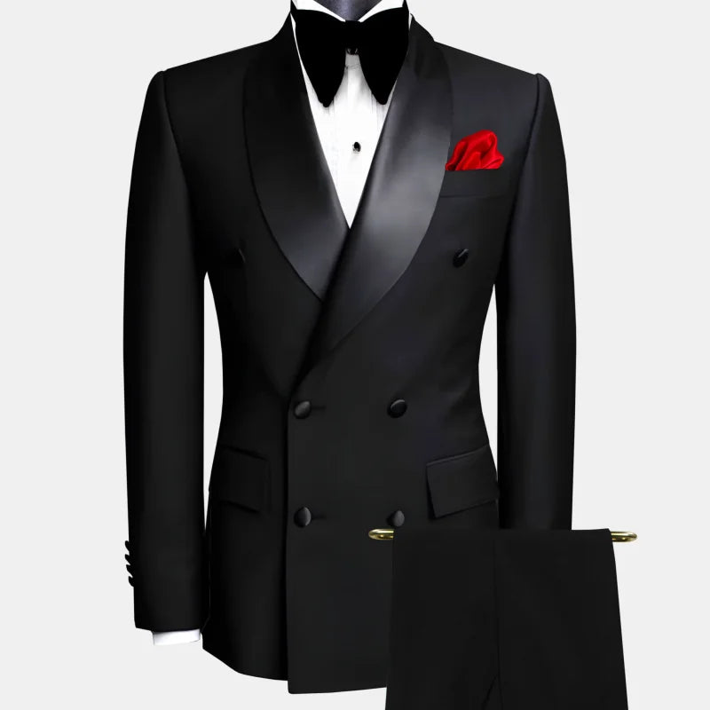 Lifetime Not Regret Two-Piece Suit With Double Button Lapel