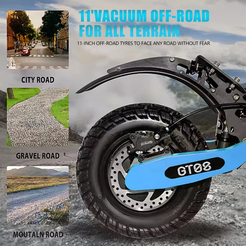 Arwibon GT08 5600W Dual Motor Electric Scooter 46 MPH