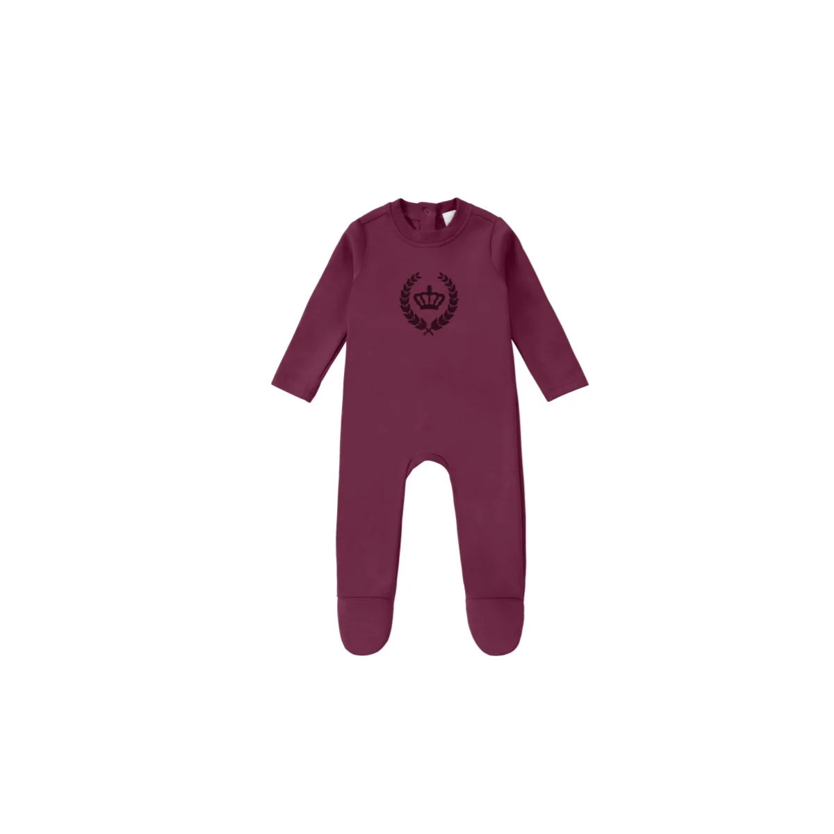 Persejoy Royal Velvet Crown Cotton Pajamas For Kids