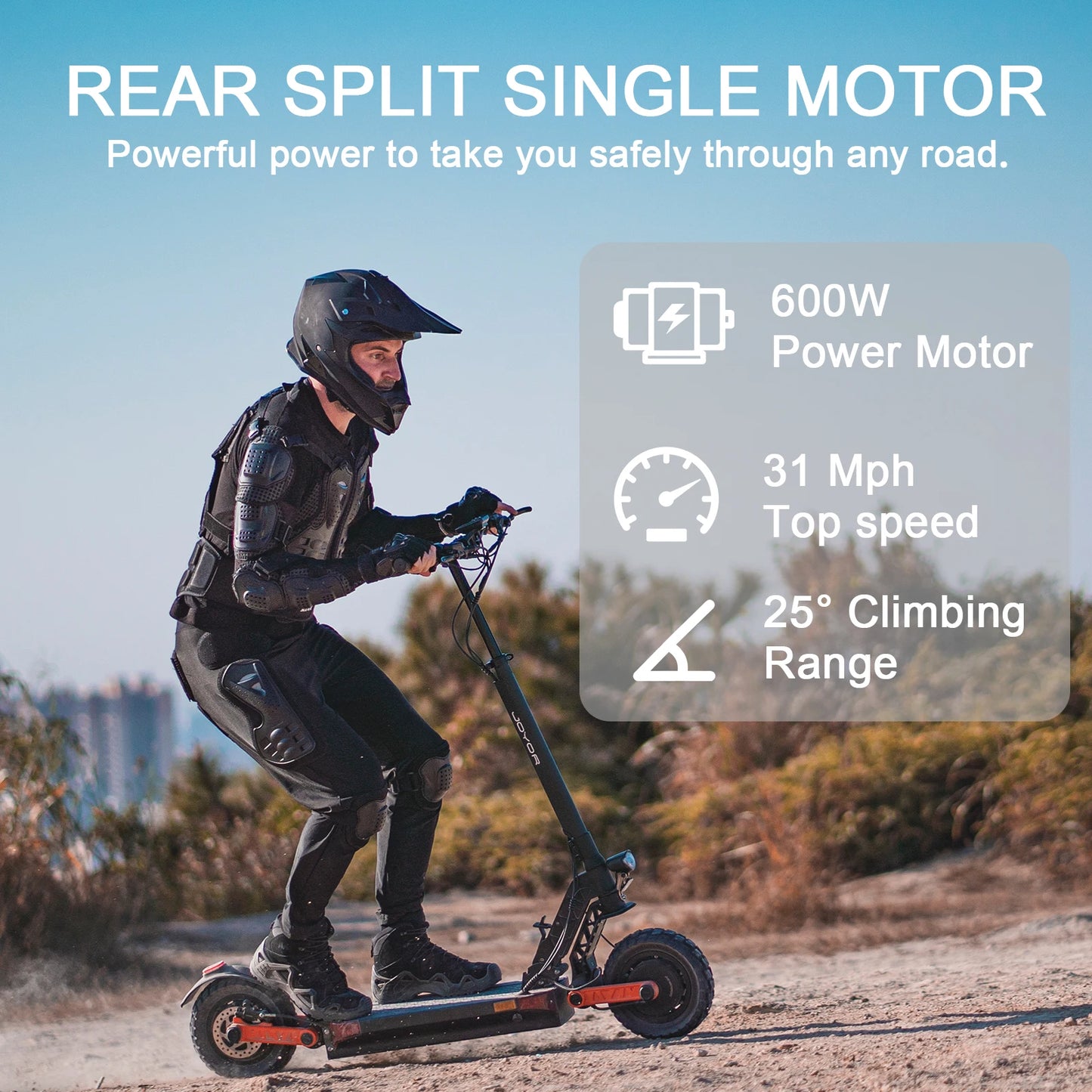 Joyor S5Z Electric Scooter 600W 31 MPH 34 Mile Range