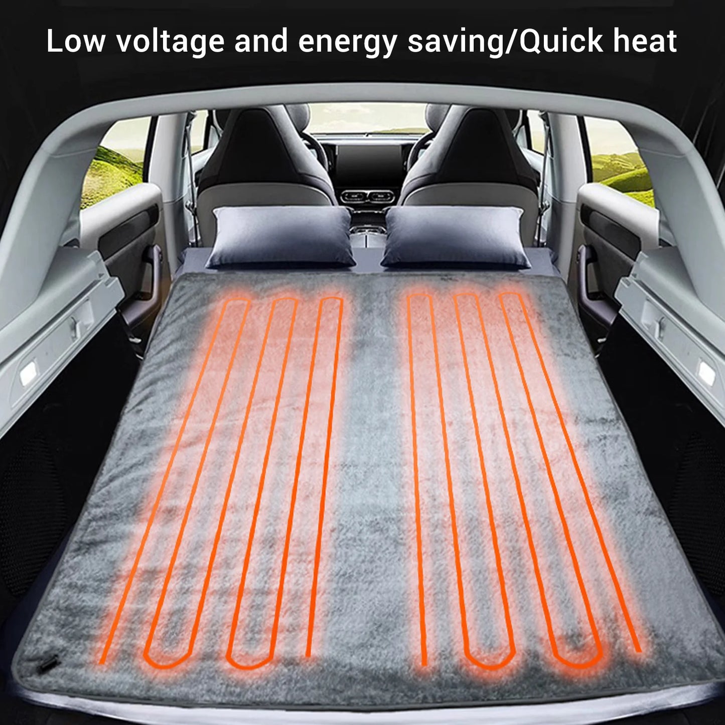 Aramox Car Heating Blanket 12V 48W Fast Warm Flannel