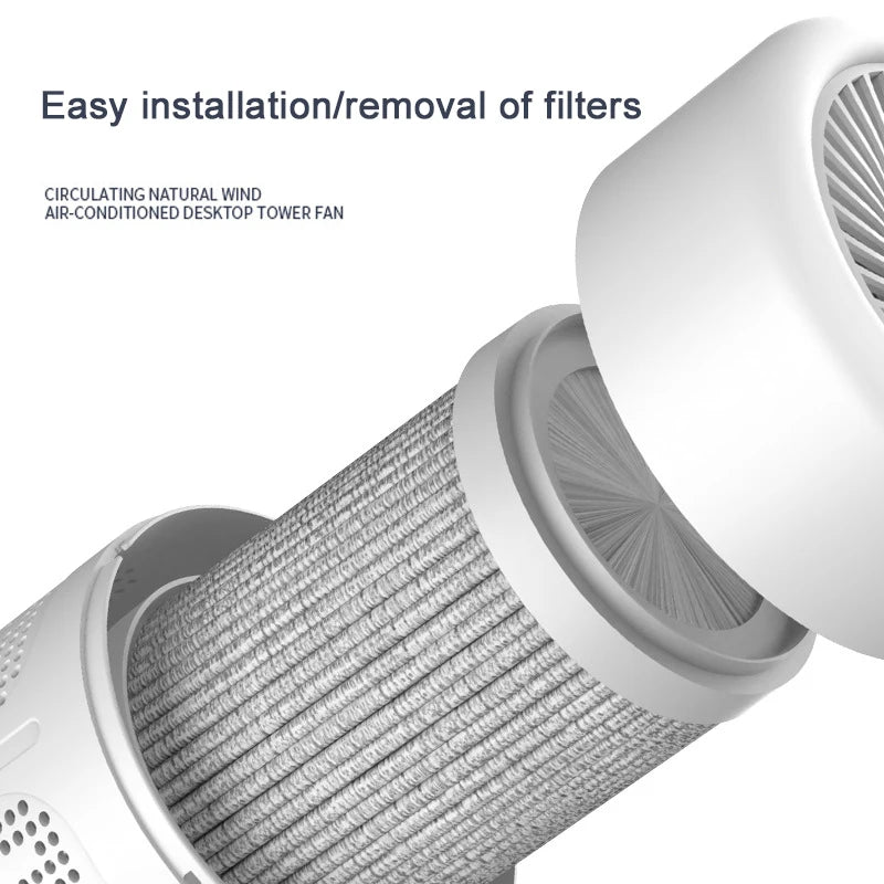 MIJIA Mini Desktop Air Purifier Hepa Filter Negative Ion