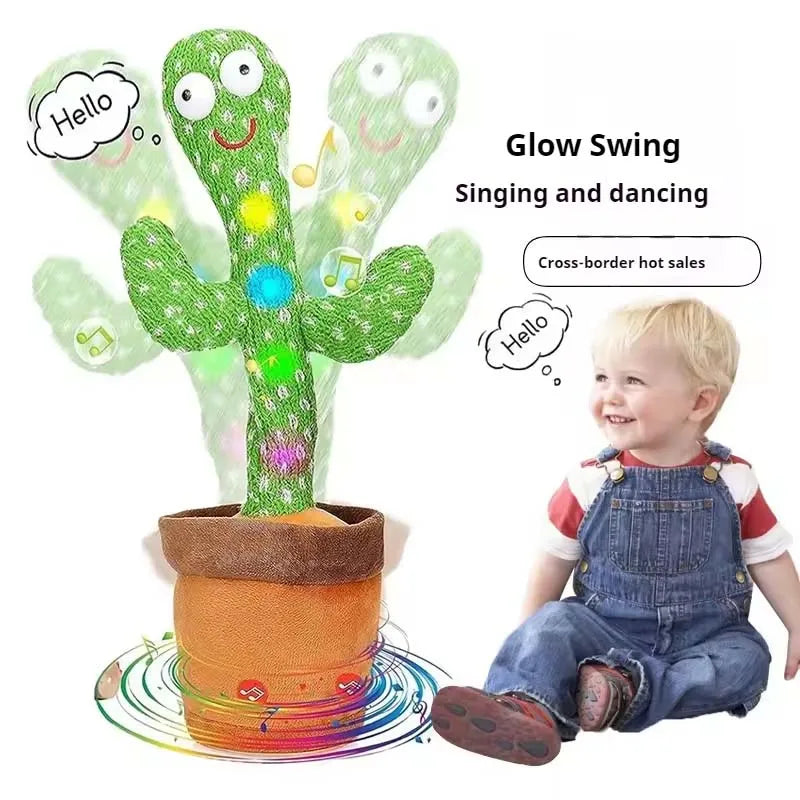 LISMCN Dancing Talking Cactus Toy For Kids Singing Fun
