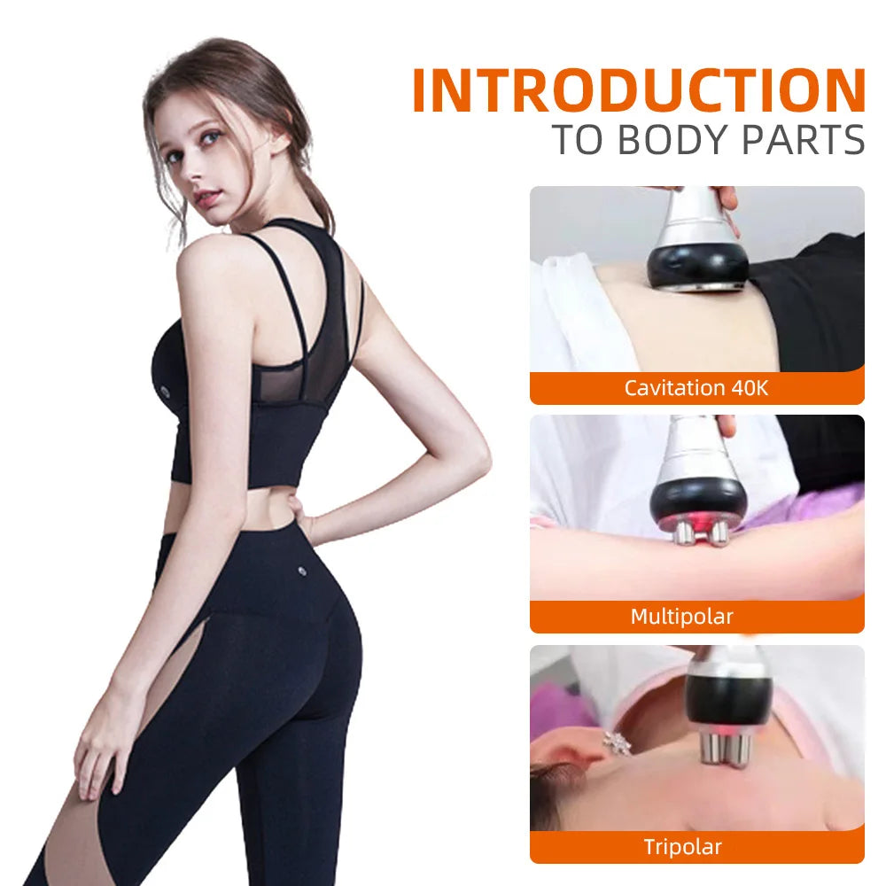 MISSHEARTH Three In One Beauty Massager Cavitation Machine