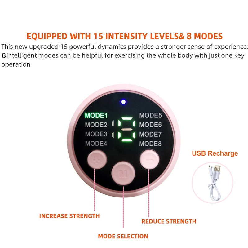 EMS Abdominal Stimulation Belt for Core Training at Home