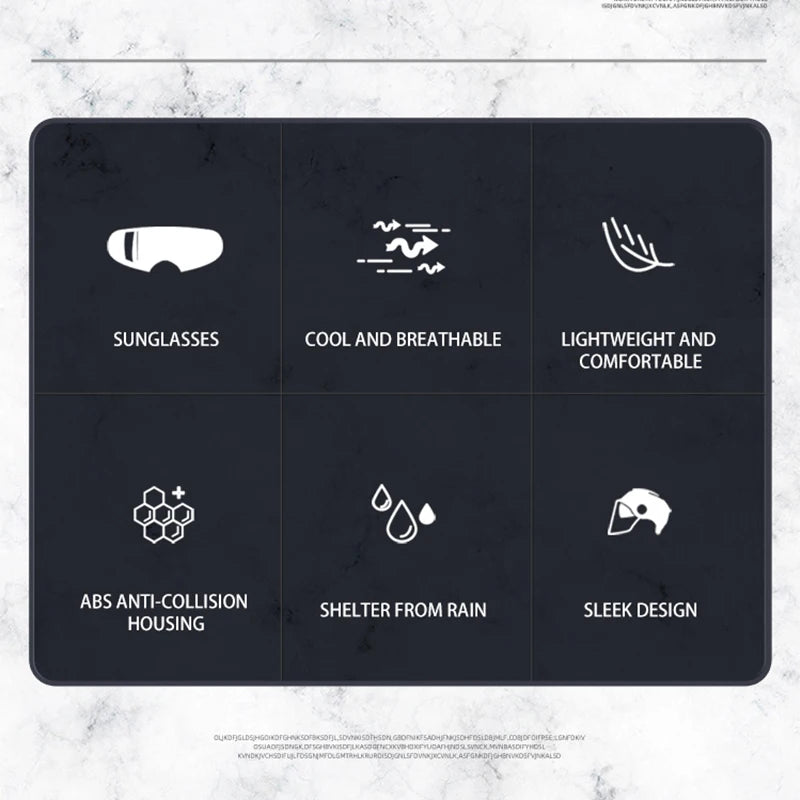 Uchoose DOT Modular Full Face Helmet With Flip Up Visor