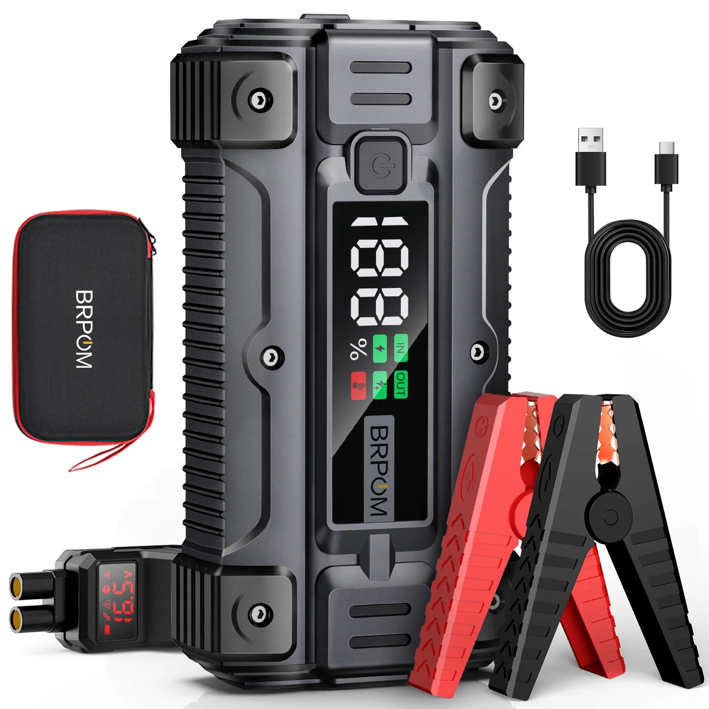 Biuble Car Jump Starter 5000A 4000A 12V Booster Power Bank