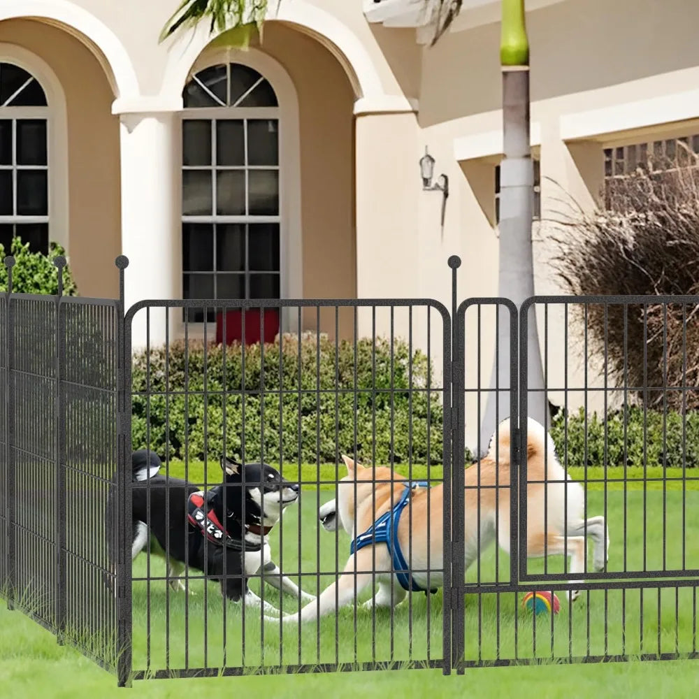 Heavy Duty Folding Anti Rust Dog Playpen 32 40 45 Inch