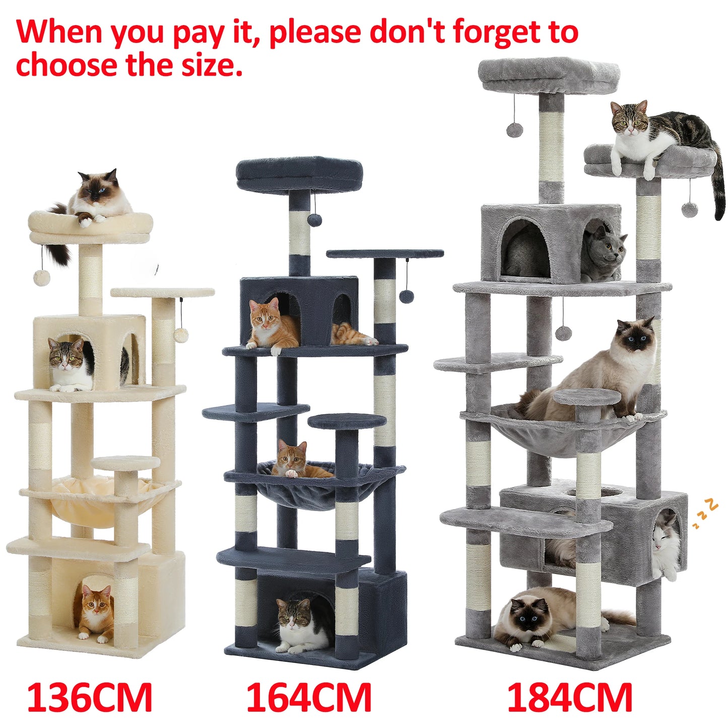 PAWZ Road Cat Tree And Tower For Cats Scratching Posts
