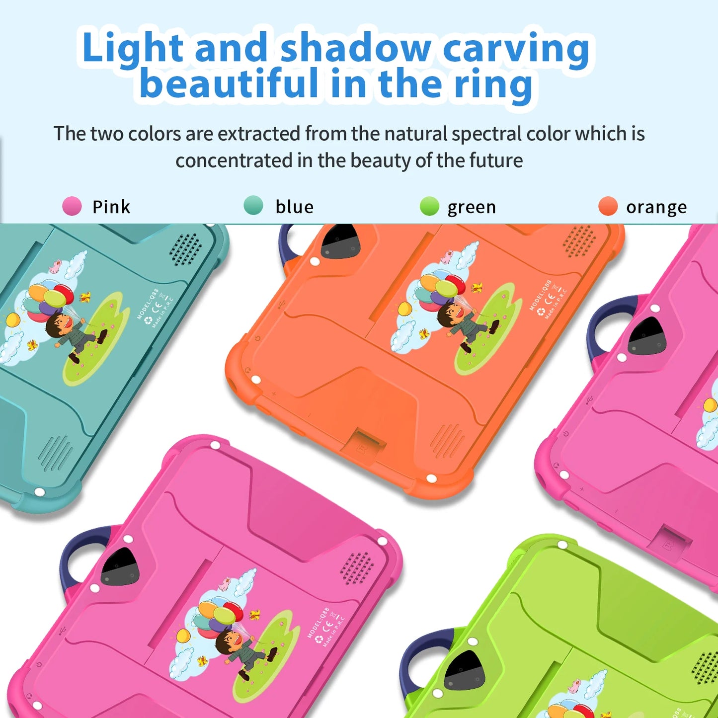 BDF Kids Tablet 7 Inch HD Quad Core 4GB RAM 64GB ROM