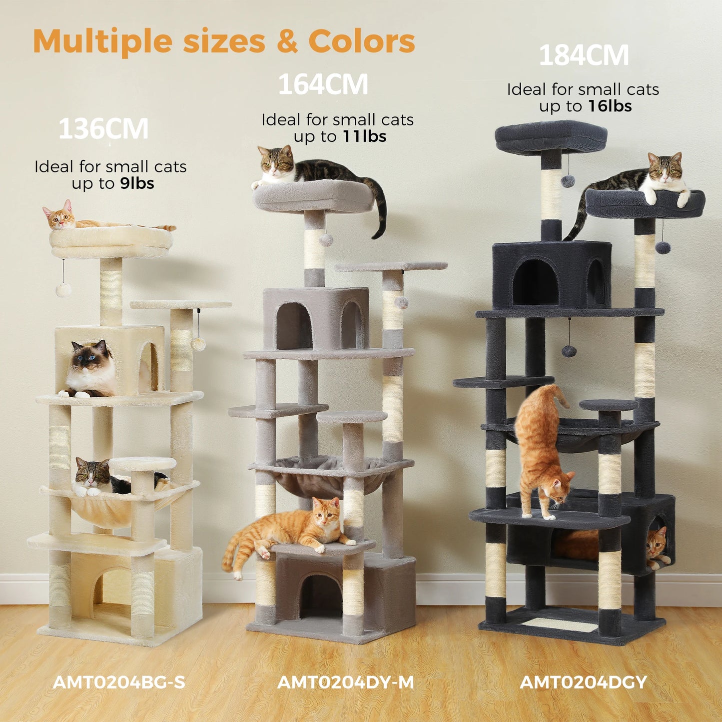 PAWZ Road Cat Tree And Tower For Cats Scratching Posts
