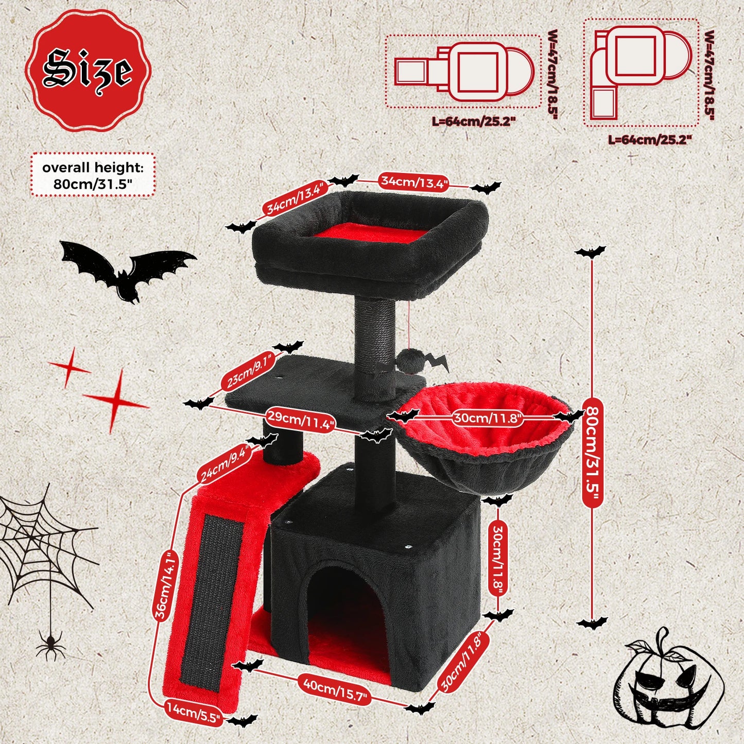 PAWZ Road Cat Tree Indoor Two Styles Scratching Posts