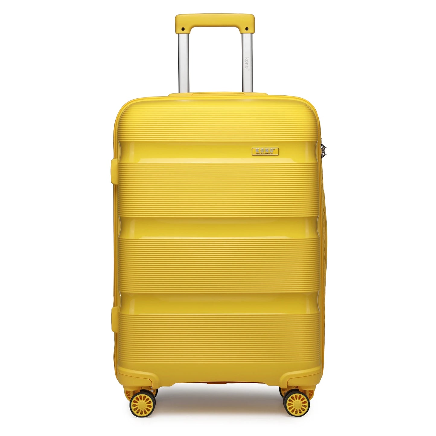 Kono Polypropylene Hardside Carryon Luggage With TSA Lock