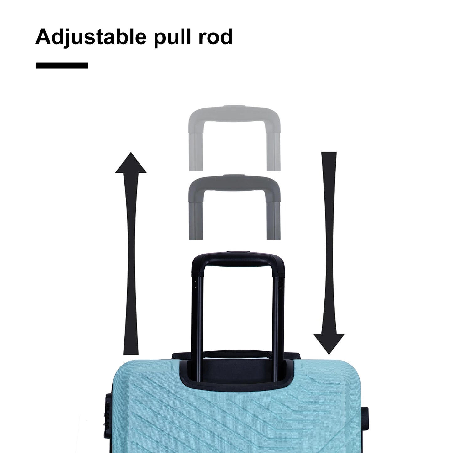 Travelhouse Luggage Set Three Piece Spinner TSA Lock